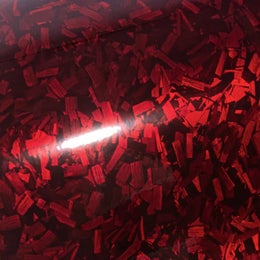Forged Carbon High Gloss RED QZX013PET