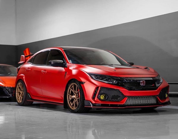 K75506 Matt Iced Red Titanium