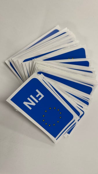 FIN kilpitarra / SININEN